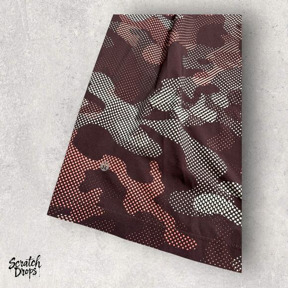 Mens Activewear Shorts Size Large Camouflage Print Gym Workout Casual Wear Comfy - Picture 3 of 5